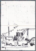 KT 2007 061
<br/>
Schetsboek 24 oktober 2006
<br/>
<em>Schippers, Arie (1952 - )</em>
